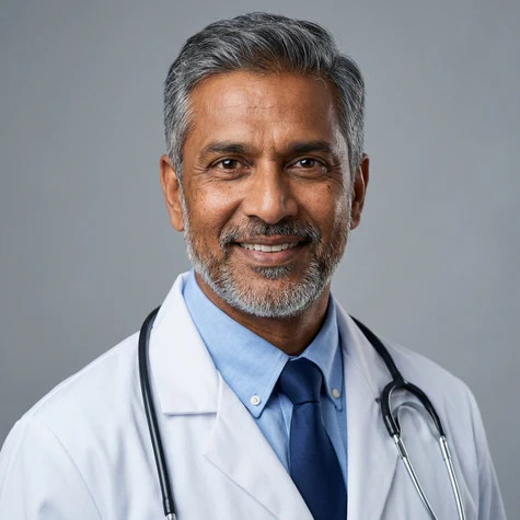 Portrait Arzt mit Brille